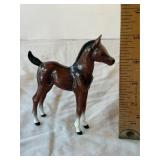 Vintage Bay Foal Horse Figurine