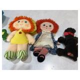 Vintage Raggedy Ann & Strawberry Shortcake Lot