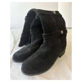 BCBGeneration Black Suede Boots 6.5