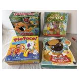Classic Kids Board Game Lot: Hungry Hippos & More