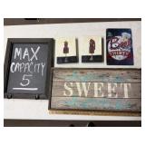 Rustic Home & Bar Wall Decor Lot