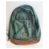Vintage Eddie Bauer Green Canvas Backpack