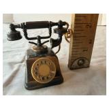 Vintage Durham Rotary Phone Figurine