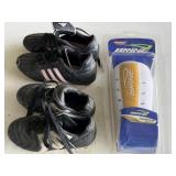 Youth Soccer Cleats & Brine Shin Guards Lot