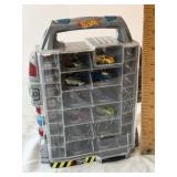 Small Hot Wheels Carry Case & Cars