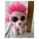 Ty Beanie Boos Pink Lion Plush