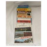 11 Vintage Folder Postcards