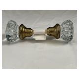 Interior Door Glass Knob Set