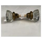 Interior Door Glass Knob Set