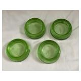 4 Furniture Leg Glass Coasters