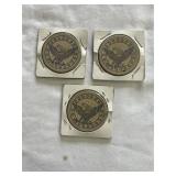 3 Eagle Poker Chips