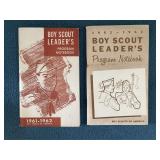 2 Boy Scout Leaders Program Notebooks