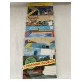 11 Vintage Folder Postcards