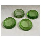 4 Furniture Leg Glass Coasters