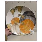 Large Vietri Pumpkin Serving Bowl