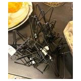 Large Lot of Plate Stands