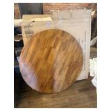 Rosen Walnut Indoor Wood Dining Table