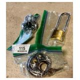3 Assorted Pad Locks