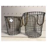 2 Wire Baskets