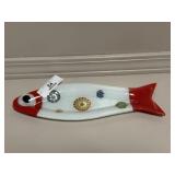 Red Fish Tray