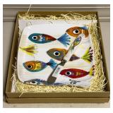 Vietri Fish Plate & Spreader