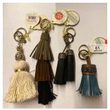 4 Assorted Keychains