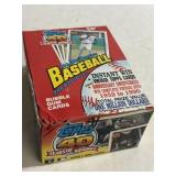 1991 Topps Baseball Wax Pack and Display Box Lot