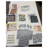 Vintage US Postal Service Mint Stamp Sheet Lot