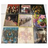 9 Vintage Vinyl Record Collection