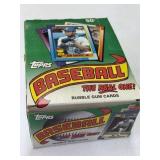1990 Topps Baseball Unopened Wax Pack Box Lot