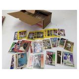 Vintage Baseball Card Lot with Storage Box