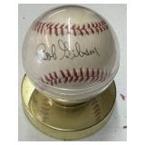 Bob Gibson Autographed NCAA Wilson Baseball