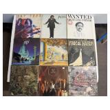 9 Vintage Classic Rock and Comedy Vinyl Lot