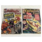 Vintage Silver Age Marvel Fantastic Four 2-Comic L
