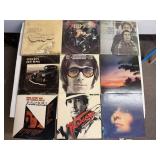 9 Classic Rock, Folk & Pop Vintage Vinyl Lot
