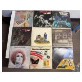 9 Classic Rock and Pop Vintage Vinyl Lot