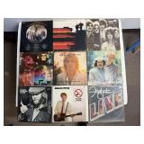 9 Classic Rock & Folk Vintage Vinyl Record Lot