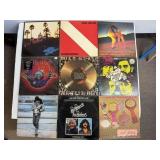 9 Classic Rock and Arena Vintage Vinyl Lot