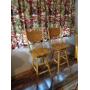 Oak Dinning Table & 4 chairs