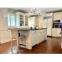 Darien CT - A Complete Kitchen - Professional 48 Inch Range - Serena & Lily Sofa - Small Sale - Big 