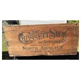 Crosett Shoe Shipping Crate Early 1900