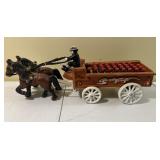 Cast Iron Horse & Wagon