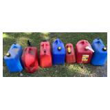 7- Gas Cans (2 W/Fuel)
