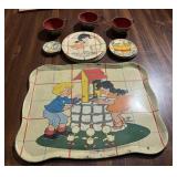 Vintage Ohio Art Tea Set