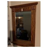 Wall Mirror W/ Shelf