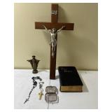 Religious Brass Statue & More