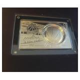 2020 Hall of Fame Silver Bar w/ Silver Curved Coin