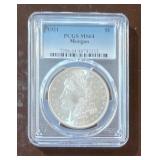 Graded 1921 Morgan Dollar