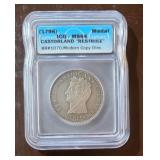 Graded 1796 Castorland Restrike Coin
