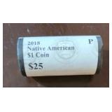 Uncirculated 2018 P Native American $1 Coins